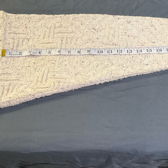 Vintage Ralph Lauren Cream Cardigan with Patterned Trim - Picture 12 of 16